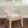 Cuba Arm Chair in Washed Linen finish