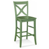 Hues Barstool with Wood Seat