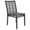 Graphite Outdoor Stackable Side chair