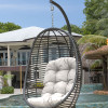 Graphite Outdoor Woven Hanging Chair