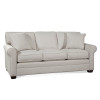 Bedford 3 over 3 Queen Sleeper Sofa in fabric '0851-93 B' and Java finish