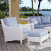 Tangier Outdoor Seating Collection in White finish