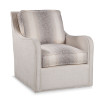 Koko Swivel Chair in fabrics '853-94 C' and '400-93 J'
