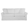 Bedford 2 over 2 Loft Sofa with Slipcover in fabric '0327-91 D'