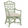 Chippendale Arm Chair in Seamist finish