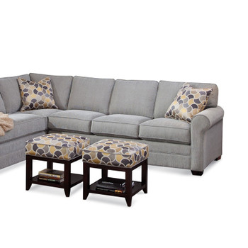 Bedford RSF 1-Arm Sofa  in fabric '0358-88 A' and Java finish