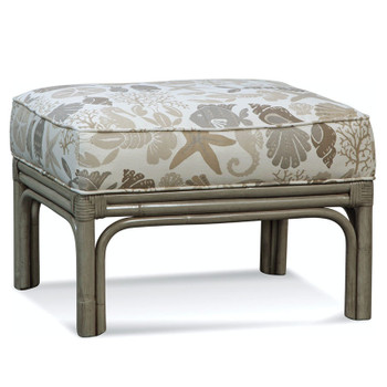 Boca Ottoman in Driftwood finish