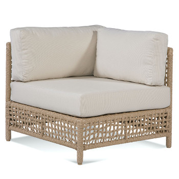 Tangier Outdoor Corner Chair in Natural finish