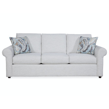 Barrett Sofa in fabric '317-85 A' and pillow fabric '538-66 I', front