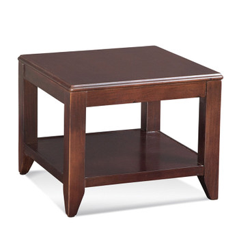 Elements Wood Top Table in Java finish