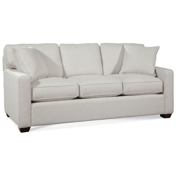 Gramercy Park 3 Seater Sofa  in fabric '0851-93 A' and Java finish