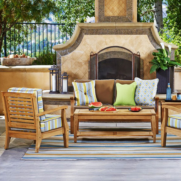 The Laguna Outdoor Seating Collection is both beautiful and functional.