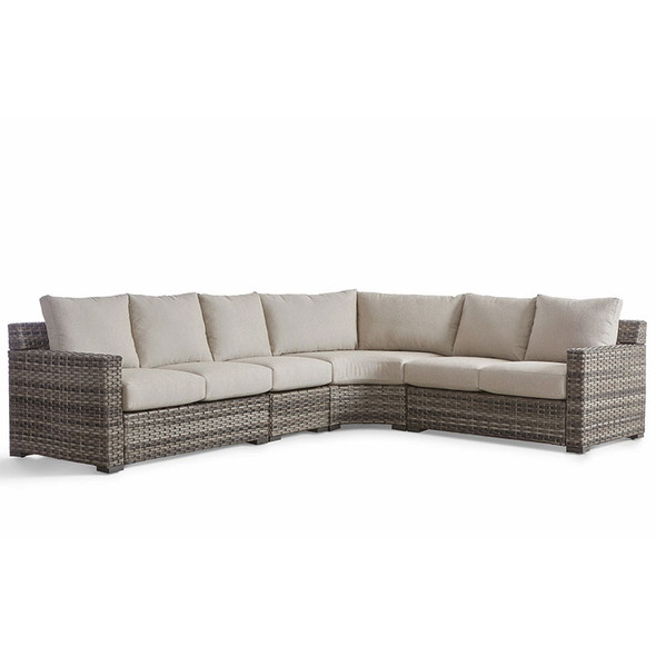 New Java Outdoor 4 piece Wedge Sectional Set