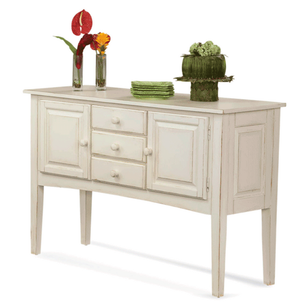 Hues Buffet in Antique Cottage White finish