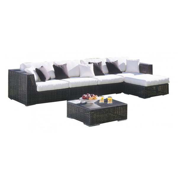 Soho Outdoor 6 piece Modular Sectional Set