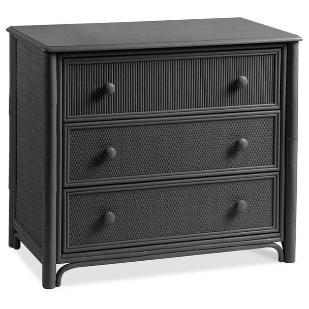 Summer Retreat Three Drawer Dresser in Black finish