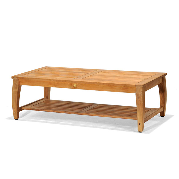 The Laguna Outdoor Coffee Table is made from plantation teak.