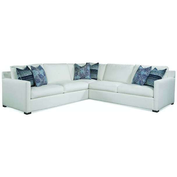 Bel-Air 3-Piece Sectional Set in fabric '0851-94 A' and Java finish