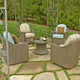 Outdoor Chairs and Ottomans