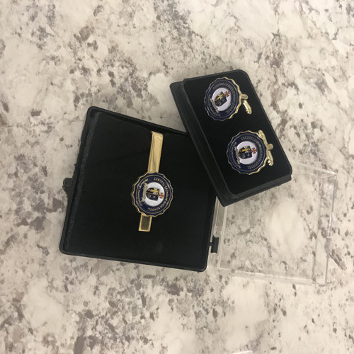 Cuff Link Tie Clip Set 