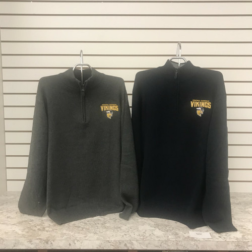 1/4 Zip Sweater (Cotton Nylon Blend) 