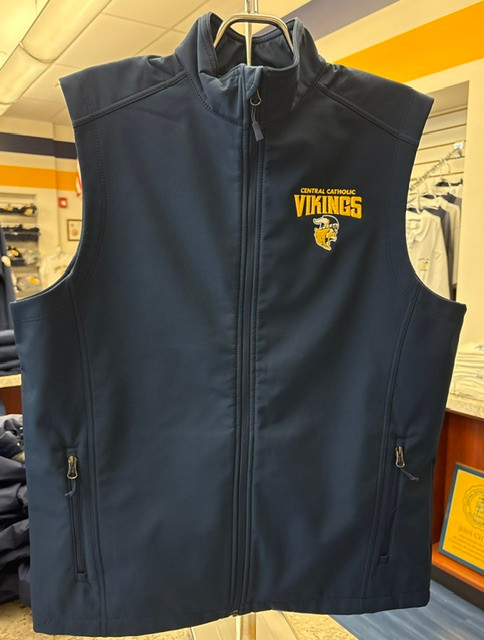 Navy  Full Zip Vest