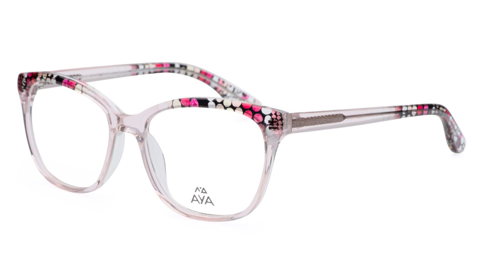 Crystal Pink with Pink Dots