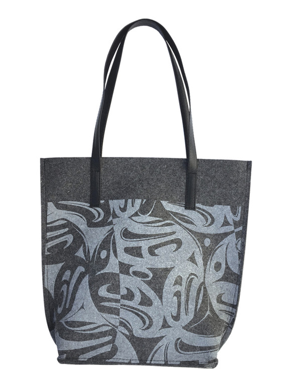 100% Wool Felt Tote Corrine Hunt Eagle