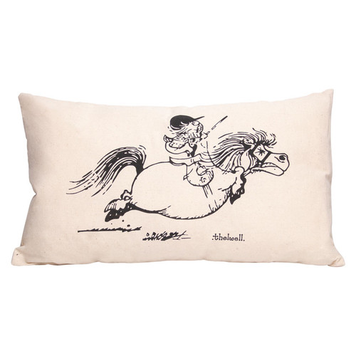 Hy Equestrian Thelwell Collection Don't Look Cushion