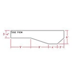 3'-4" Shallow End with 6' Deep End Hopper
