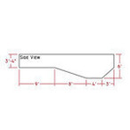 3'-4" Shallow End with 8' Deep End Hopper