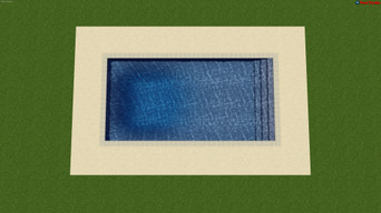 18' x 36' Rectangle, 6" Radius Inground Pool Kit