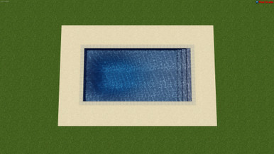 DB Trimax 16′ × 32′ rectangle inground pool