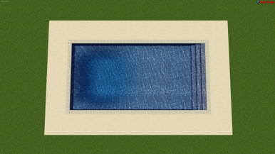 DB Trimax 20′ × 40′ rectangle inground pool