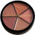 redhead lipstick in a convenient 5 palette package colors are Redwood, Deep Puce, Copper Penny, Raw Sienna, Copper Red