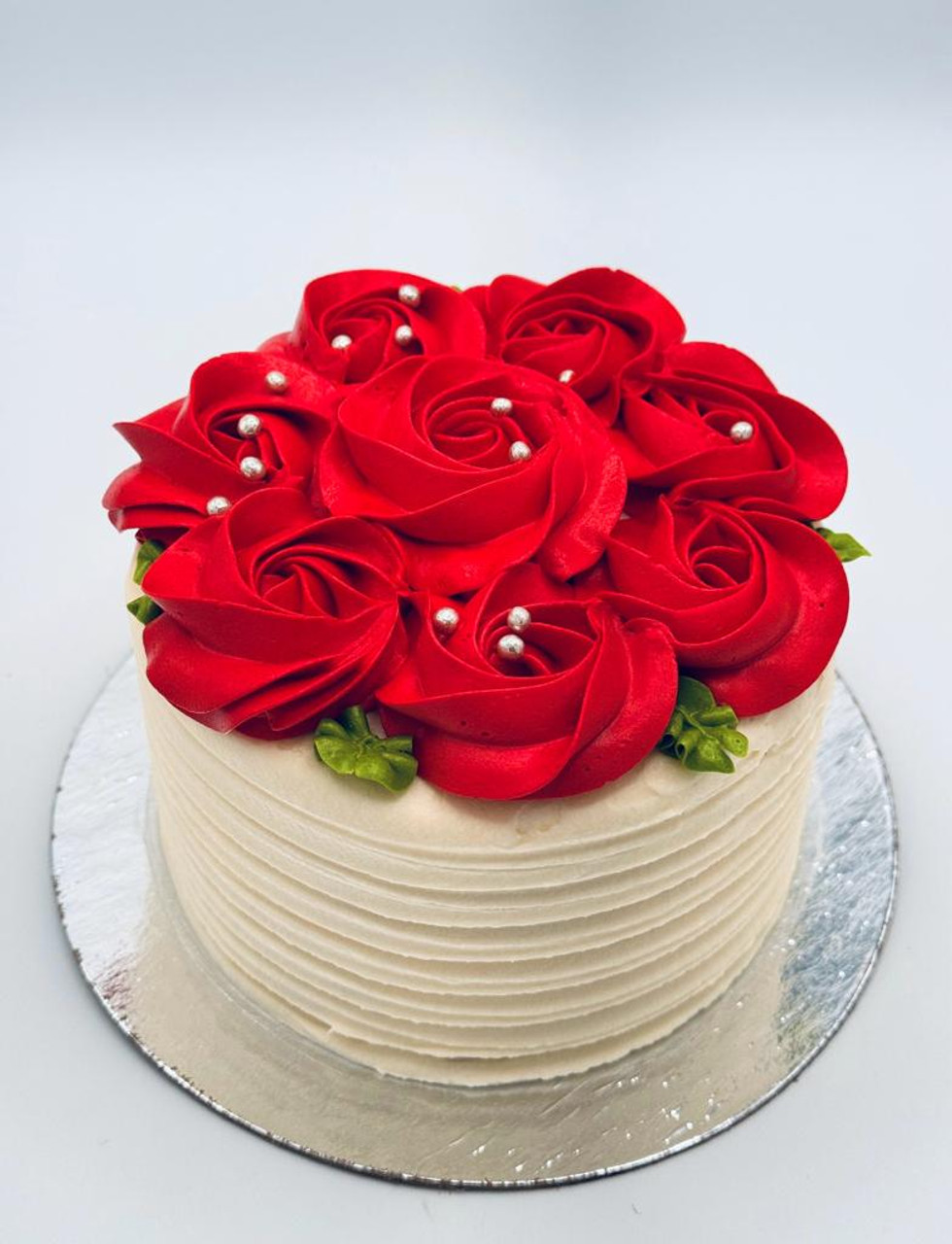 Red Velvet Rose Cake with Cream Cheese Frosting (Cheat) | Clean, Cheat,  Repeat