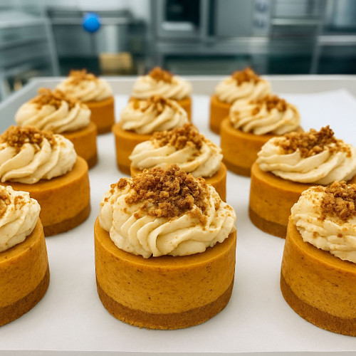 Mini Pumpkin Spiced Cheesecake Mini Pumpkin Spiced Cheesecake