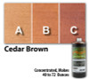 Water Reducible Concentrated (WRC) Concrete Stain - Cedar Brown 8oz