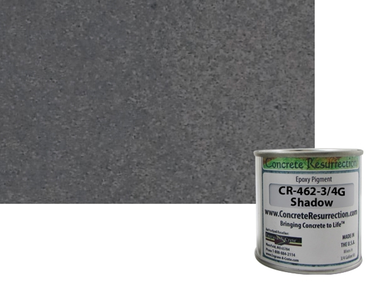 Solid Color Epoxy Pigment - Shadow for 3/4 Gallon Epoxy Kit