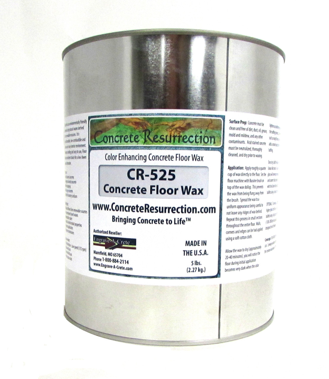 Color Enhancing Concrete Wax