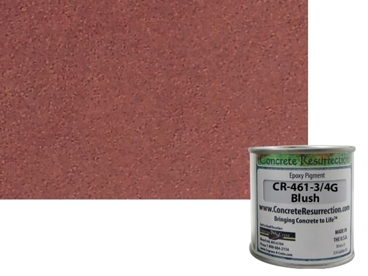 Solid Color Epoxy Pigment - Blush for 3/4 Gallon Epoxy Kit