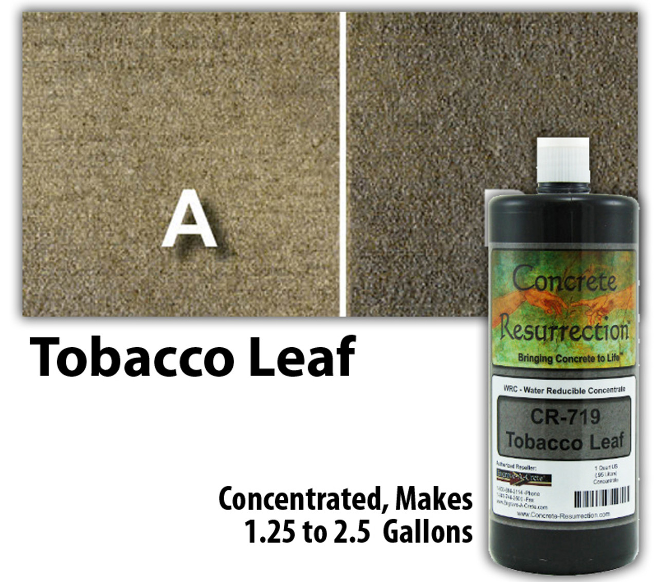 Water Reducible Concentrated (WRC) Concrete Stain - Tobacco Leaf 32oz
