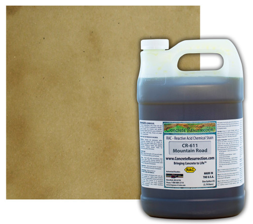 Reactive Acid Chemical (RAC) Concrete Stain - Mountain Road 1 Gal.