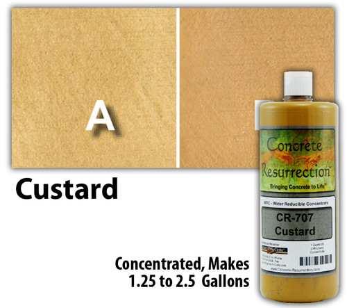 Water Reducible Concentrated (WRC) Concrete Stain - Custard 32oz