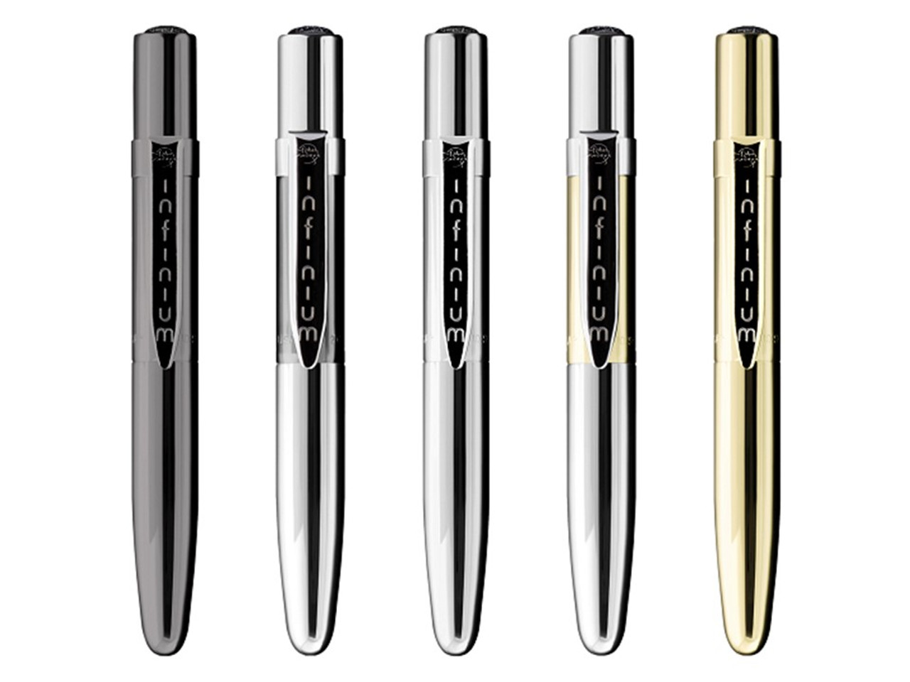 Solar Flare Gold Titanium Nitride & Chrome Infinium Space Pen, Black Ink -  Fisher Space Pen