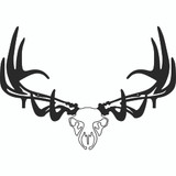 Raxx Bow Hanger Elk Skull