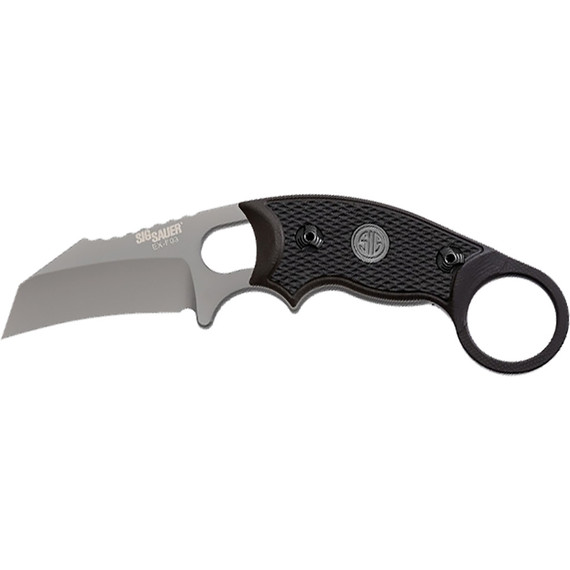 Hogue Sig Sauer Ex-f03 Fixed Blade Knife Grey Cerakote 2.25 In. With Sheath