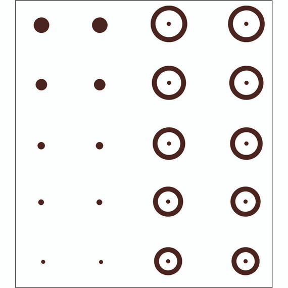 Gunstar Pro Series Chubbie Reticle Set Black