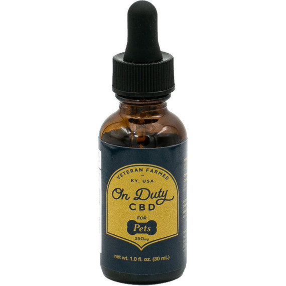 On Duty Cbd Pet Oil Drops 250 Mg 30 Ml