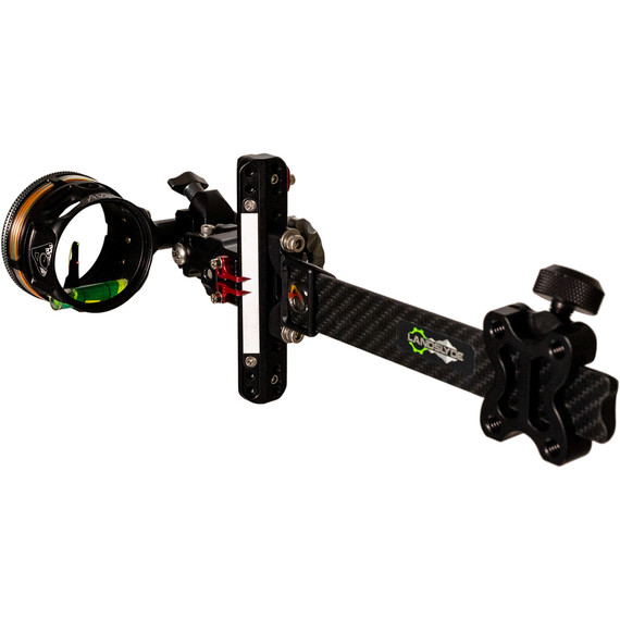 Axcel Landslyde Carbon Pro Slider Sight Avx-41 Scope Ranger Dbl Pin .019 Black